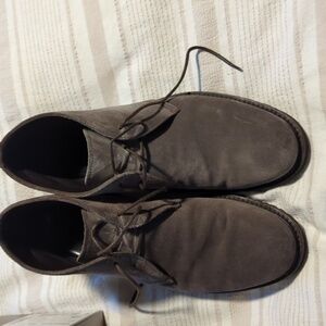 Giorgio Armani Chuka Ankle Suede Boots